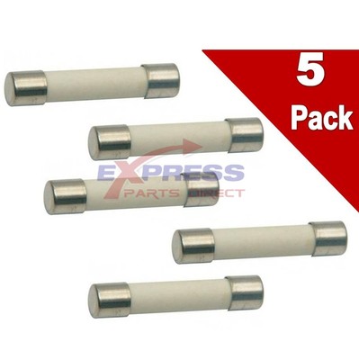 EXP20A Microwave Ceramic Fuse 5-Pack – 20A 250V Fast Blow, Replaces 14QBP20CFB