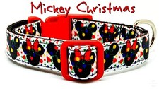 Christmas dog collar handmade adjustable buckle collar 5/8"wide or leash