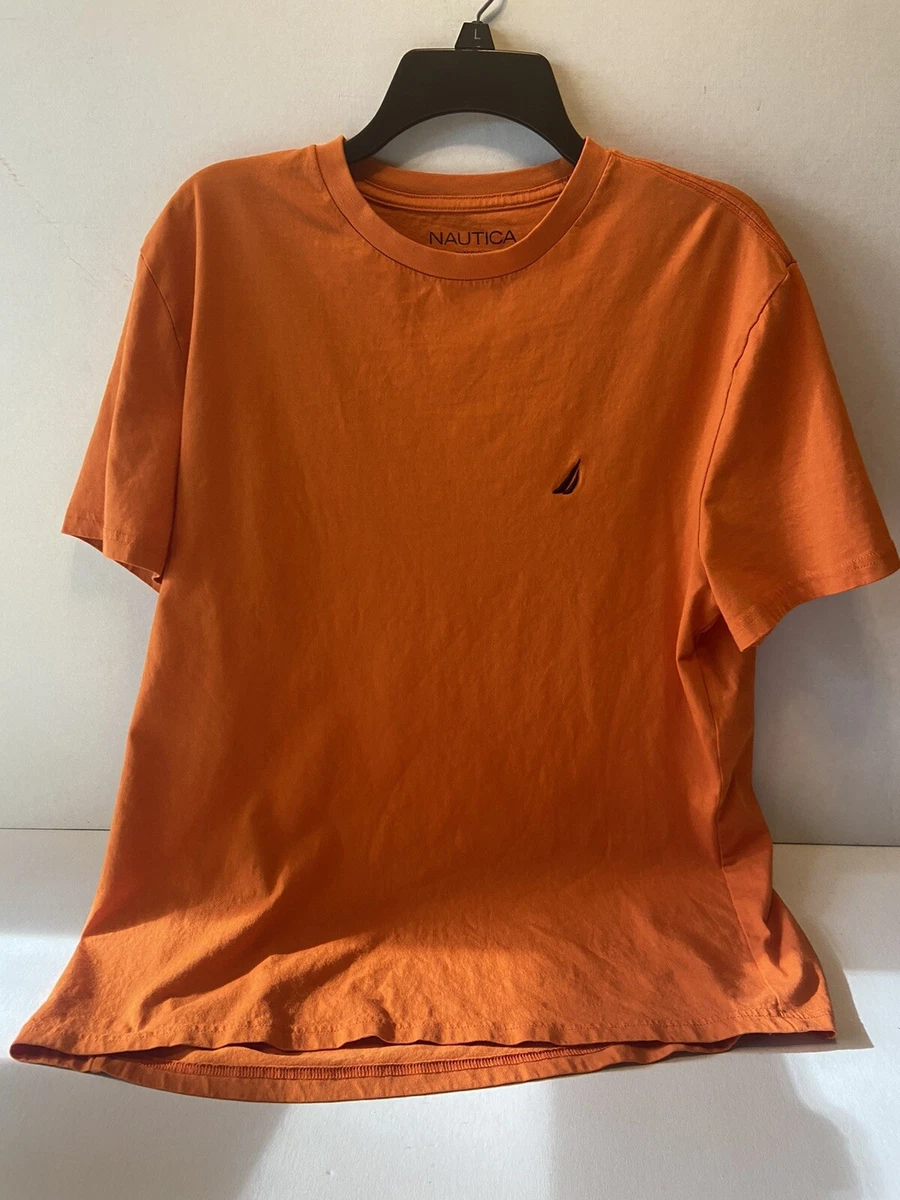 Orange store nautica shirt