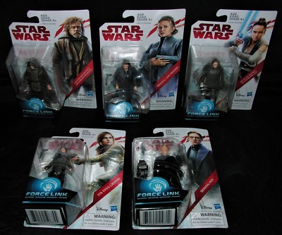 Star Wars Force Link: Luke, General Leia, Rey, Jyn Erso, General Hux 5 Figuren