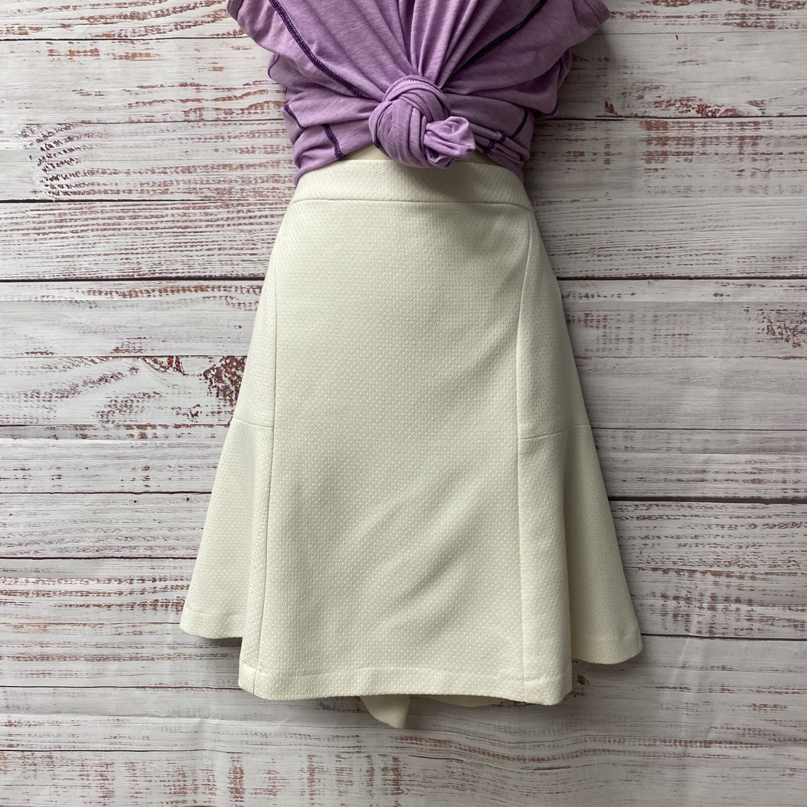 FILA Gonna svasata avorio The Saville Row Company taglia 6 WS 53