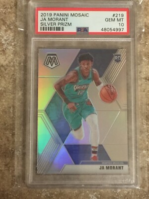 その他 2019-20 Panini Silver Prizm Ja Morant RC 2019-20 Panini Mosaic - Rookies Ja Morant #219 Silver Prizm (RC