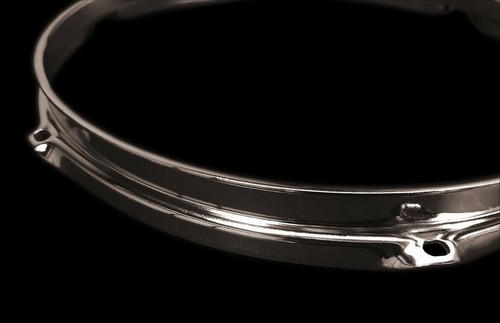 DFP 2.3MM DRUM HOOP 12'' 6 LUG TRIPLE FLANGE BLACK NICKEL - Bild 2 von 3