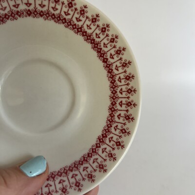 Upsala Ekeby Gefle Stramal J - 5.25” Saucer Sweden Beautiful