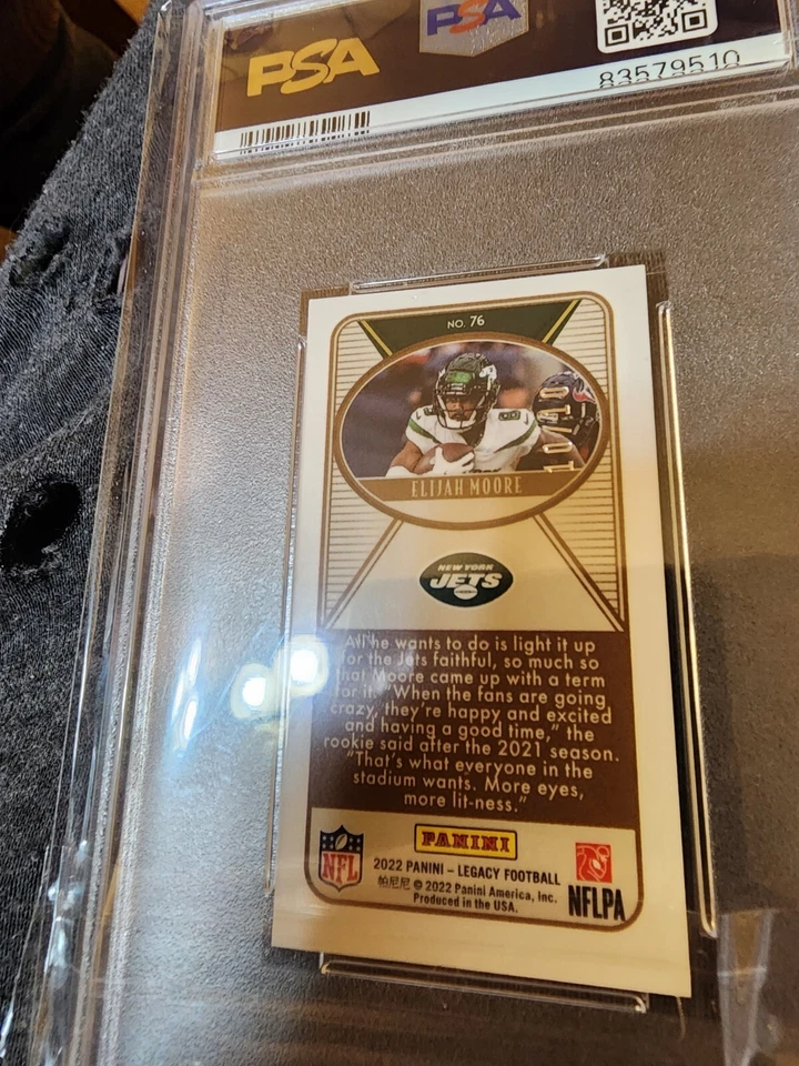 2022 Legacy Elijah Moore Premium Edition Mini Amethyst 10/10 - Image 2 of 2