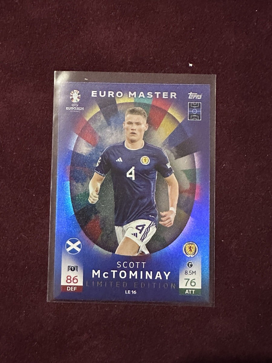 MATCH ATTAX UEFA EURO 2024 LE 16 SCOTT MCTOMINAY LIMITED EDITION