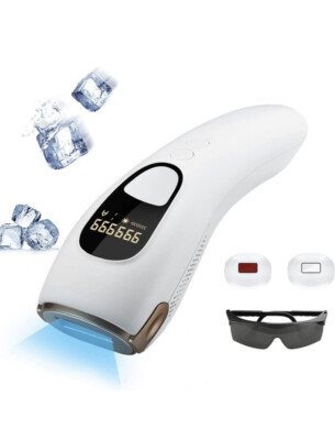 ONE BEAUTY IPL Hair Removal For Women And Men, Ice-cooling, Ice Painless Lase...