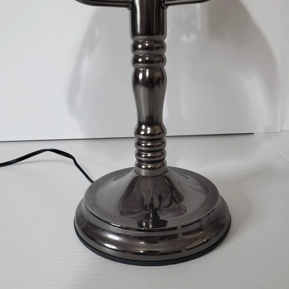 Vintage Dale Earnhardt Jr 3 Way Touch Lamp Light Glass 6 Panel Nascar Man Cave  - Image 4 of 4