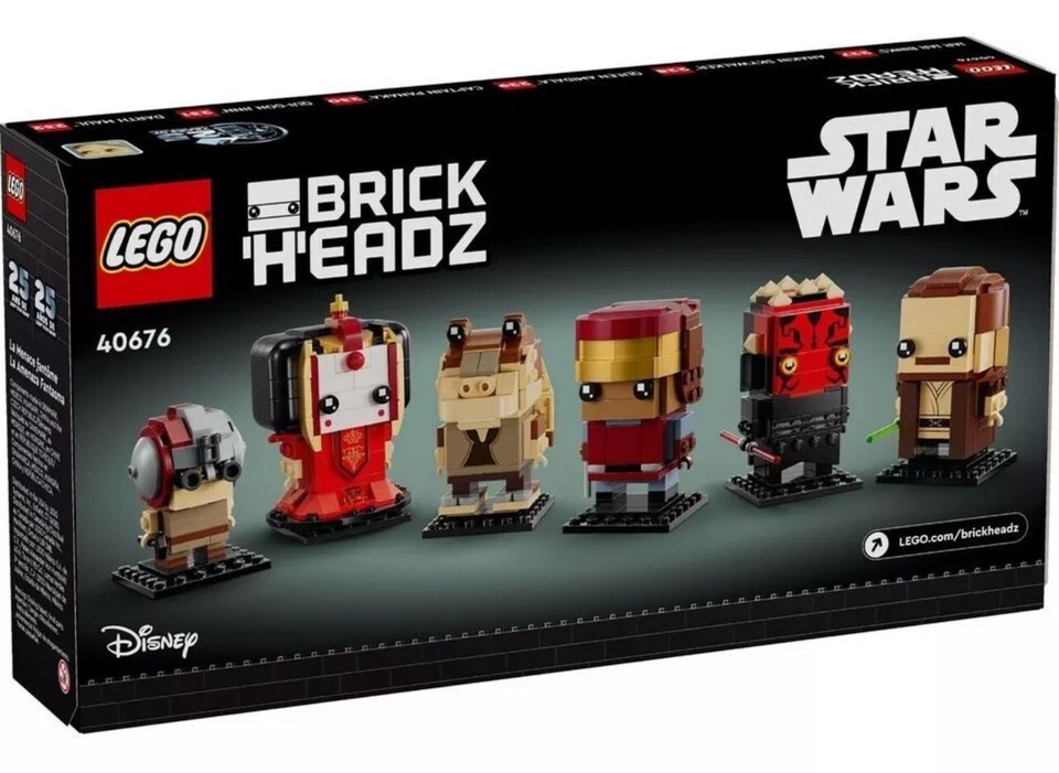🔥 LEGO® Brickheadz Star Wars 40676 The Phantom Menace IN HAND! SHIPS ...