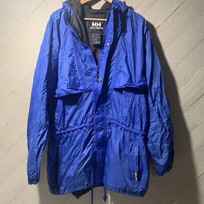 HH HELLY HANSEN Men's Waterproof Jacket Size XL Blue