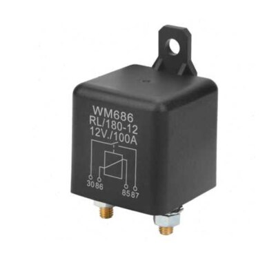 Car Starter Relay 12V 100A 4 Pin Normal Open Heavy Duty Car Starter Relay 