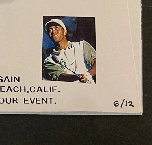 Travelstamps: 2000 Tiger Woods FDC - Pebble Beach - 6 in a Row Wins Cover - Image 3 of 4