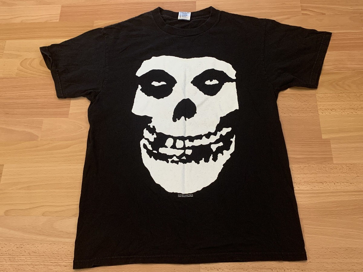 2001 Rare VTG Misfits Shirt Ghost Face Tee Cinder Block Tag 2001 Rare VTG Misfits Shirt Ghost Face Tee Cinder Block Tag