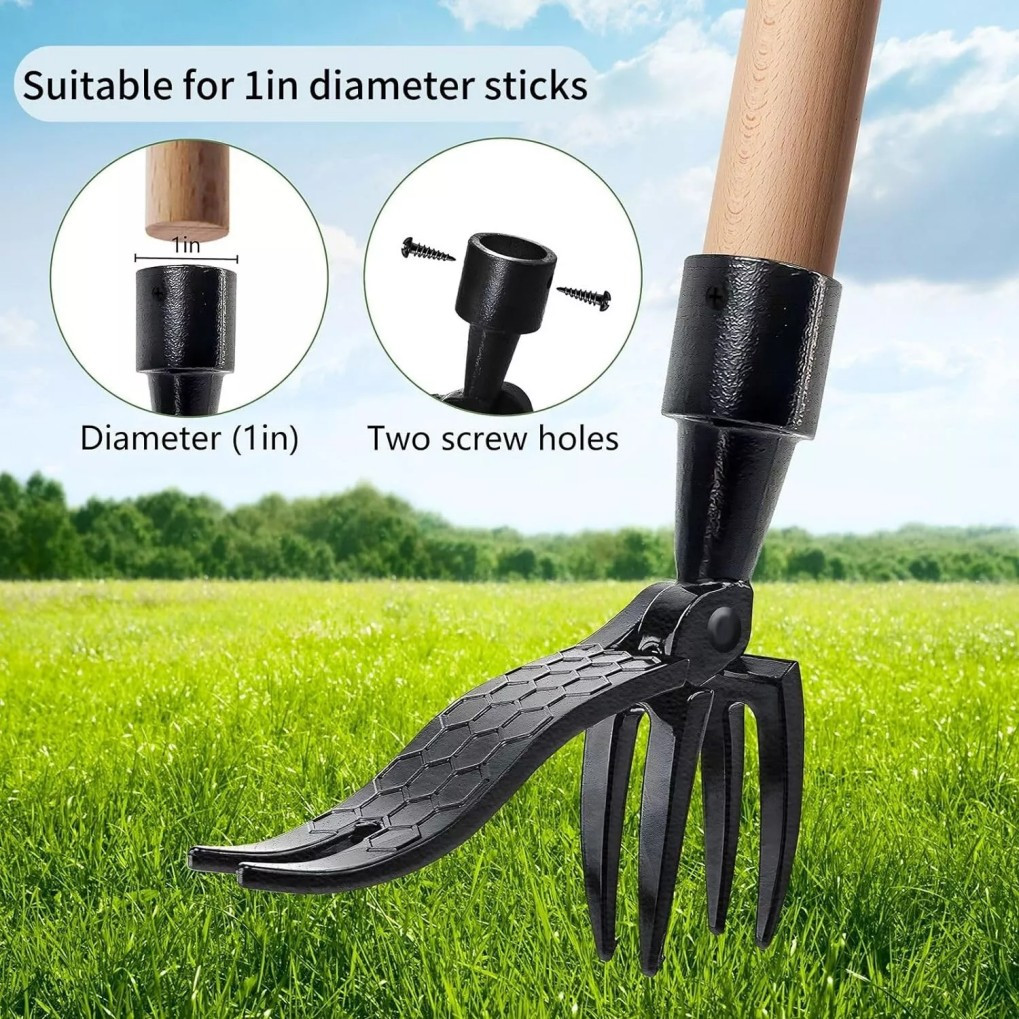 Weeder Puller Handle Claw Garden Outdoor Root Remover Killer Stand Up Weed Tool*