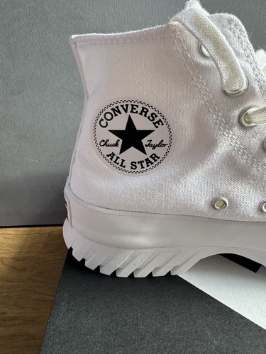 NOWE Converse CTAS Lugged Winter 2.0 Hi Boot Białe UK 8 Męskie 10 Damskie Unisex - Zdjęcie 10 z 11