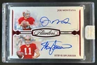 2024 Flawless Joe Montana Steve Spurrier Ruby Dual Auto Autograph #/15