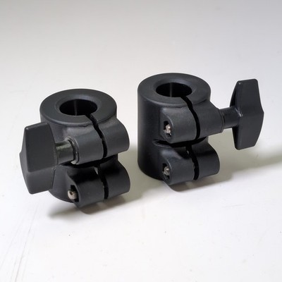 Two Roland Top Mount Post Rack Clamp Cymbal Arm Mount 1.5  MDS-9 Standard
