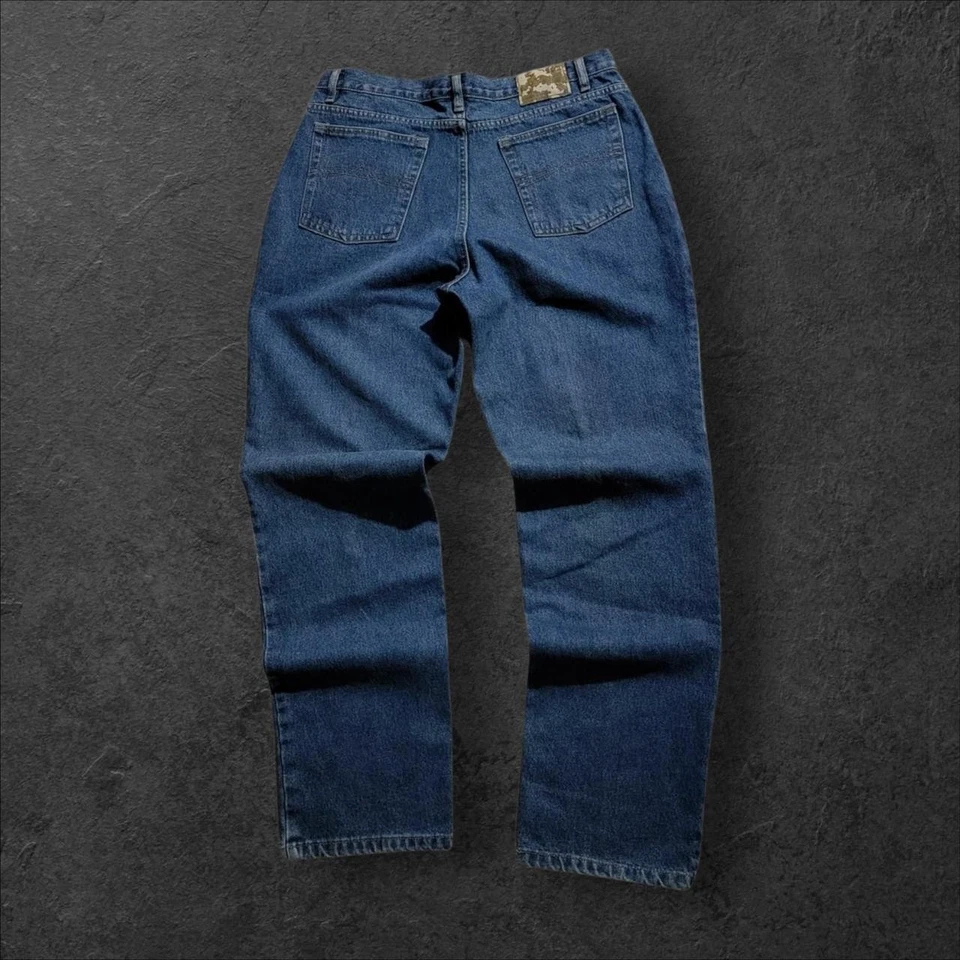 Vintage 90's Bugle Boy 750 baggy denim jeans — Size 36x32 - Image 3 of 3