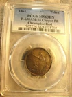 1863 Civil War Token - Christopher Karl - F-630AM-1a