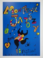 Niki de SAINT PHALLE : Dancing nana - Affiche signée