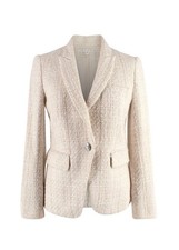 Veronica Beard Ivory Tweed Blazer