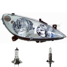 Scheinwerfer rechts H1/H1/H7 für Peugeot 307 3A/C 3H 3E 3B inkl. Osram Lampen