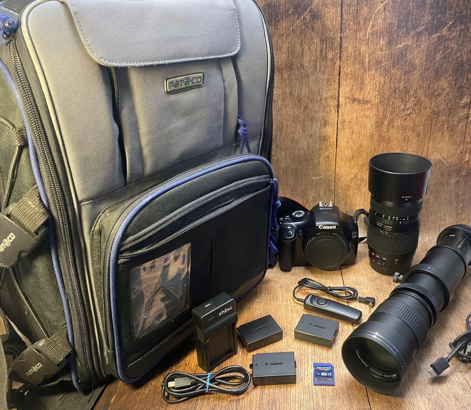 💥Canon EOS 1100D DSLR + Jintu Objektiv 420-800mm + Gratis Tamron AF 70-300mm💥