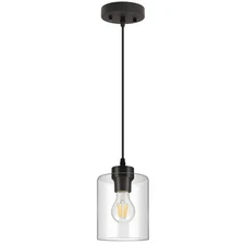 BoostArea Modern Pendant Light Fixtures, Industrial Hanging Ceiling Lamp with...