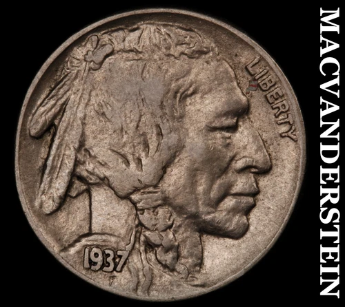 1937 Buffalo Nickel - Scarce  Extra Fine  Better Date  No Reserve  #G7298