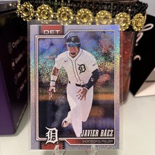 2026 Topps Series 1 Sandglitter #144 Javier Báez Detroit Tigers Puerto Rico 