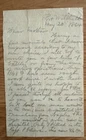 Civil War Letter 1864,BATTLE LETTER, Swift Creek/proctors Creek 148 NY