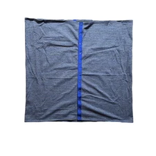 Lululemon Blue/Gray Stripes Blanket Scarf