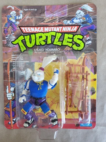 TMNT Usagi Yojimbo Teenage Mutant Ninja Turtles Action Figure 19 Back NIP