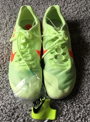 Nike Zoom Rival D Mens Running Cleats Shoe Sneakers VOLT HYPER ORANGE Size 11