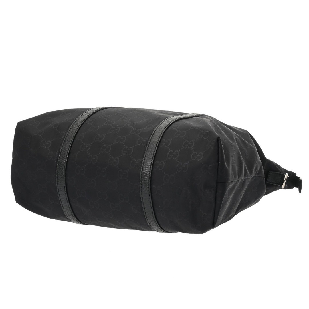 Gucci Women's Black GG Nylon Leather Tote Bag Used, Slight Wear thumbnail 5