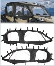 StarknightMT UTV Cab Enclosure, Soft Upper Doors Compatible with CFMOTO...