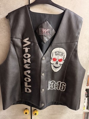 WWE, Stone Cold , Weste , Leder, Größe XL