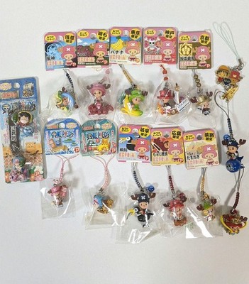 Chopper One Piece Local Keychain Netsuke Strap Collection Bulk 14 Stück