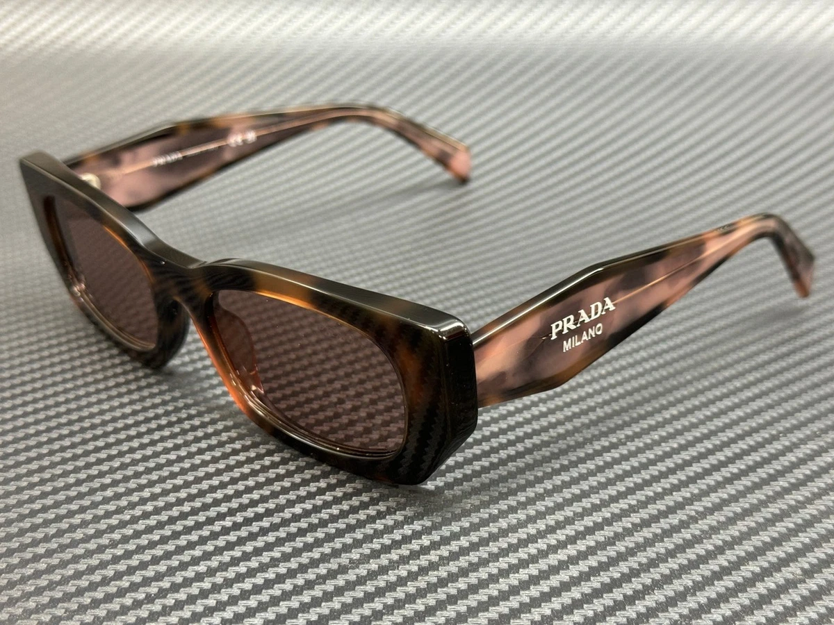 Prada PR26ZS 19Q10D Pink Brown Women Sunglasses Authentic NEW Prada PR 17WS S (49 - 20) with Brown lenses and Pink frame  main image 3