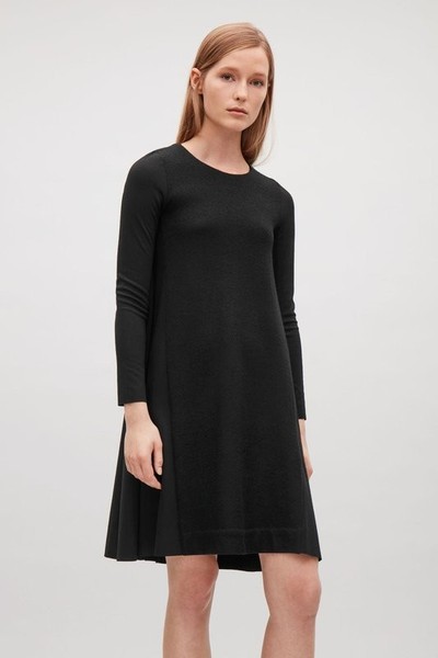 Women COS Dress Multicolor Wool 36