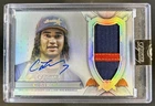 2024 Topps Dynasty CJ Stroud Patch Auto Silver #/5 Astros