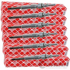 6x FEBI GLÜHKERZEN passend für BMW 3er E46 5er E39 7er E38 X5 E53 OPEL OMEGA B