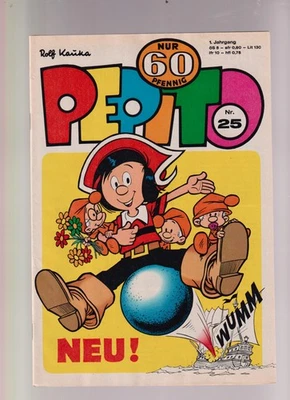 Kauka Pepito Nummer 25 erstes Pepito Heft 1972 Kauka - Zustand (0-1) - Bild 1 von 2