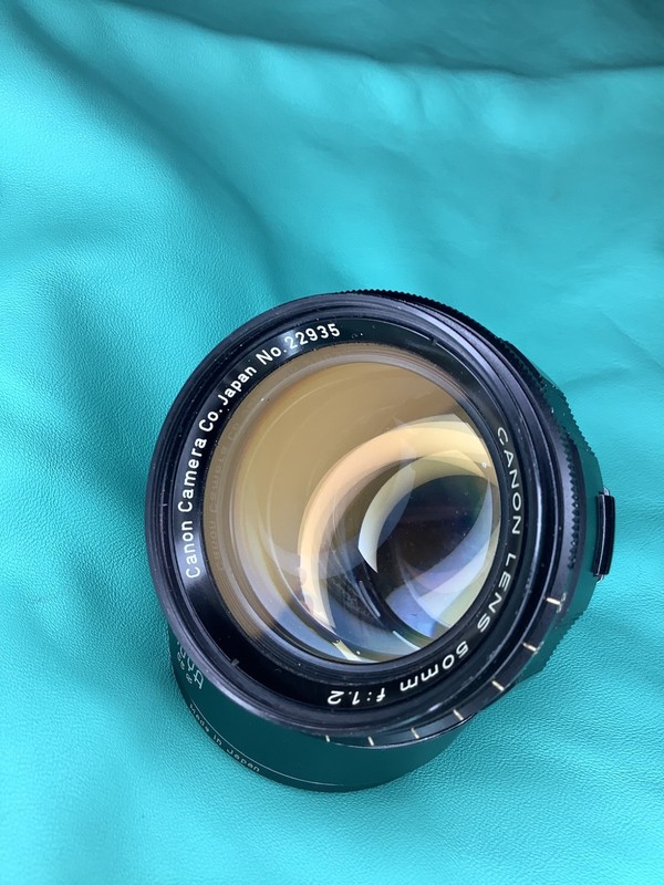 Super rare BLACK Canon 50mm F/1.2 Lens rangefinder Leica L39