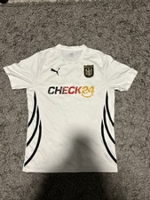 NOWA KOSZULKA PUMA NIEMCY W KRATKĘ24 EM 2024 ROZMIAR M PIŁKA NOŻNA UEFA DFB biała unisex