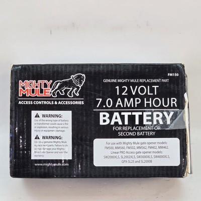 Mighty Mule 12-Volt Battery for Mighty Mule Automatic Gate Openers (FM150)