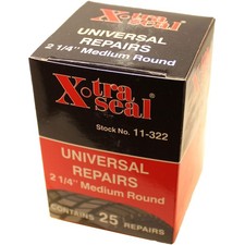 Xtra Seal 11-322 Medium Round 2-14 Universal Tire Repair Patch Box Of 25