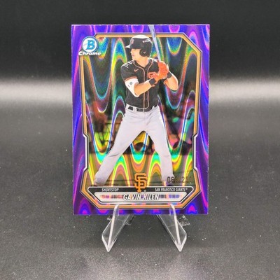 2026 Bowman #BCP-136 Gavin Kilen Chrome Prospects Purple Raywave Refractor #/250