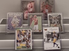 Jayden Daniels 2024 Panini Rookie Card Lot Washington Commanders 7 Card RC Prizm