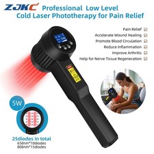 ZJKC 5W Cold Laser Therapy Device 650nm 10 808nm 15 for Muscle Joint Pain Relief